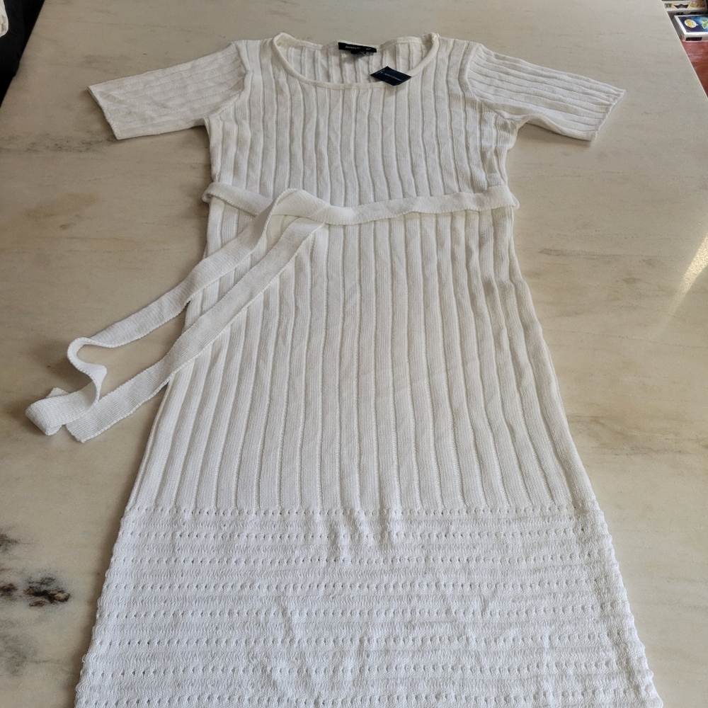 White Sweater Dress